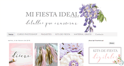 Desktop Screenshot of mifiestaideal.com